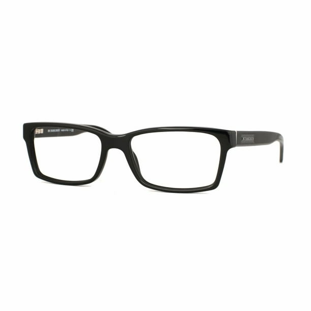 Burberry BE2108-3001 Black Rectangular Men's Acetate Eyeglasses ...