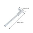 thumbnail image 3 of Pretyzoom White Vernier Caliper for Measuring with Thumb Screw and 4 Way Internal External Depth Step Gauge, 3 of 6