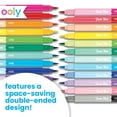 thumbnail image 3 of OOLY Dual Tone Double-Ended Brush Markers 12 Markers and 24 Colors, 3 of 6