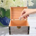 thumbnail image 1 of LOLIPPYY 1Pack Jewelry Treasure Box Small Storage Box Black Iron Sundries Organizer Dressing Table Adults, 1 of 8
