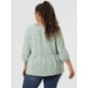 thumbnail image 5 of Blusa Floral Agnes Orinda Péplum Cuello en V Azul Claro XL, 5 of 6