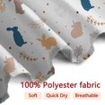thumbnail image 3 of Happy Easter Shower Curtains for Bathroom Cute Bunny Rabbit Eggs Leaves Pattern Design Home Bathtubs Decor Waterproof Fabric Shower Curtain Sets with 12 Hooks, 72x72 Inch, 3 of 6