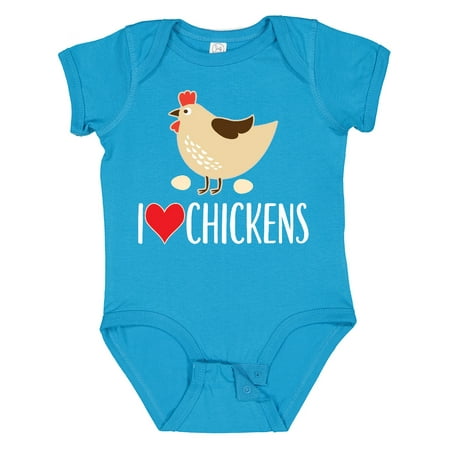 

Inktastic Chickens Cute Farm Animal Gift Baby Boy or Baby Girl Bodysuit