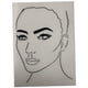 thumbnail image 5 of Tabla de práctica de pintura facial, herramienta de exhibición, tamaño A4, lavable, gráficos faciales básicos Estilo B, 5 of 9