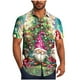 thumbnail image 2 of Seeotter Christmas Button Up Shirt for Men Fun Printed Casual Short Sleeve Hawaiian Santa Shirt, 2 of 6