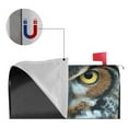 thumbnail image 5 of PHELIKA Great Horned Owl Golden Eyes Magnetic Mailbox Covers Standard Size 21"H x 18"W, 5 of 8