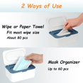 thumbnail image 5 of Nunflan Refillable Baby Wipes Dispenser, Keeps Wipes Fresh, Blue, 5 of 6