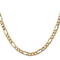 thumbnail image 2 of 10K Yellow Gold Figaro Chain Styles Necklace 5.35 mm Semi-Solid 16 inch, 2 of 4