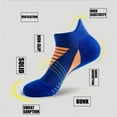 thumbnail image 5 of 6 Pairs Ankle Running Socks Low Cut Breathable Sports Tab Cushioned Casual Cotton Socks for Men and Women , Athletic Cushioned Low Cut Running Socks for a Secure Fit, 5 of 7