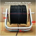 thumbnail image 6 of Miulika Wire Spool Rack Compact Stand Management Heavy Duty Multipurpose Single Axle Style D, 6 of 9