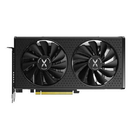 XFX RX 6600 Black Wolf Computer Gaming Graphics 8GB128bitGDDR6 Memory 10cm Dual Cooling Fans Full-size Metal Backplane
