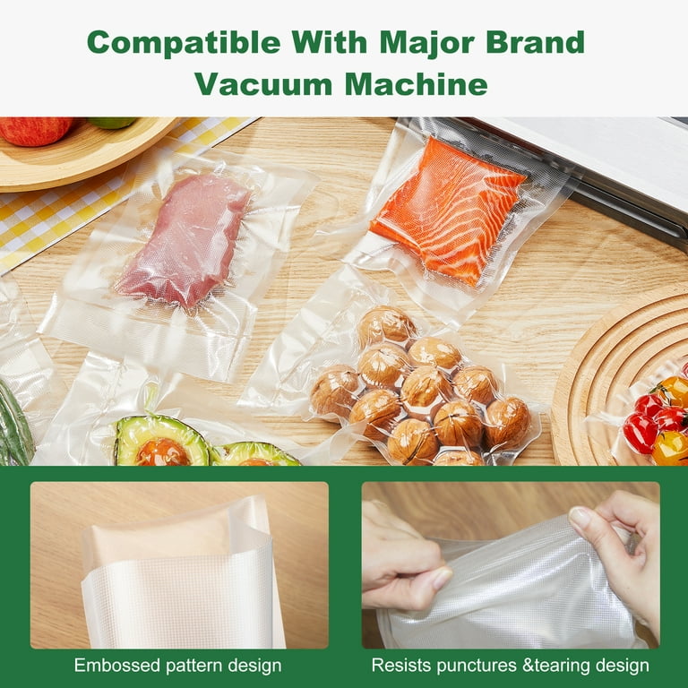 BoxLegend Vacuum Sealer Bags 6x 10x100 Size Vacuum Seal Bags Food Saver  Bags Pre-cut Reusable Bags 