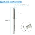 thumbnail image 2 of Uxcell 2 Set Metric Hand Tap Set, M4 x 0.7 H2 Thread Taper + Plug + Bottom Taps, High Speed Steel (HSS) Screw Threading Tapping Tool Kit, 2 of 7