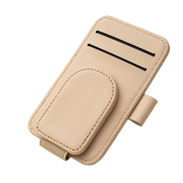 Clip de Gafas de Coche Del Titular de la Tarjeta de Visita, Clip de Tarjeta de Visita, Clip de Gafas de Sol, Clip de Almacenamiento de Coche de Cuero, Clip de Gafas de Coche, Clip de Gafas de Sol en G