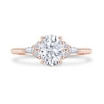 thumbnail image 2 of AFFY 1.25CT Oval, Marquise & Round Lab Created Moissanite Engagement Ring for Women 10K Rose Gold-6, 2 of 6
