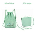 thumbnail image 3 of Dry And Wet Separation Leisure Folding Bag New Shoulder Bag Short-distance Fitness Sports Training Embroidered Travel Bag Green, 3 of 9