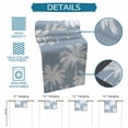 thumbnail image 6 of Light Blue Palm Trees Table Runner 108 Inches, Farmhouse Tropical Summer Beach Bed Runner Dresser Scarves Tabletop for Indoor Outdoor Parties/Ceremony/Banquet, 13"x 108", 6 of 9