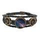thumbnail image 1 of Morado oscuro luz estrellas Galaxy Pulsera marina tejida en cuero, 1 of 4
