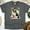 Dark Heather, variant on Border Collie Dog Graphic T-Shirt | Cute Puppy Tee for Men Women Kids, White, Size S