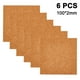thumbnail image 1 of Juego De Posavasos Cuadrados De 6 Piezas Posavasos De Corcho De Madera Posavasos De 10X0.2Cm Adecuado Para El Hogar Restaurante Oficina Jormftte 2034063, 1 of 7
