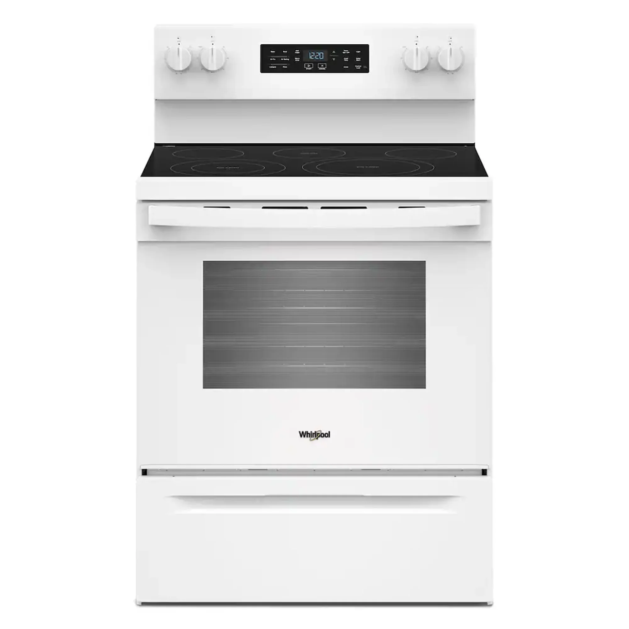 Whirlpool 30-inch 5.3 cu. ft. Freestanding Electric Range with No Preheat (White)