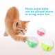 thumbnail image 5 of Plato giratorio Cat Toy Roller UPSKY de 3 niveles con 6 bolas de colores, 5 of 7