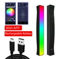 thumbnail image 2 of Jinnoda Barre RGB Activée par la Voix Compatible Bluetooth avec Musique et Contrôle App, 2 of 9