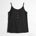 thumbnail image 4 of StSilkitty Camisole Décontractée pour Femmes Sans Manches à Col Rond avec Boutons, Bretelles Spaghetti, Débardeurs en Coton Légers et Doux, 4 of 9