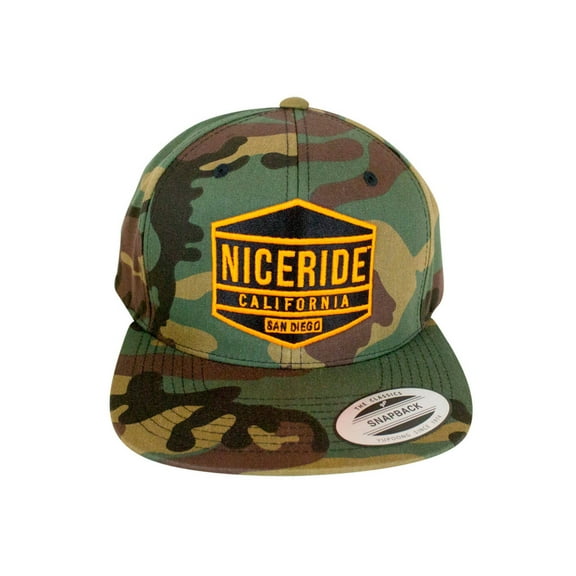 "Good Times - Neon" Camoflage Adult Snapback Hat For men & Women