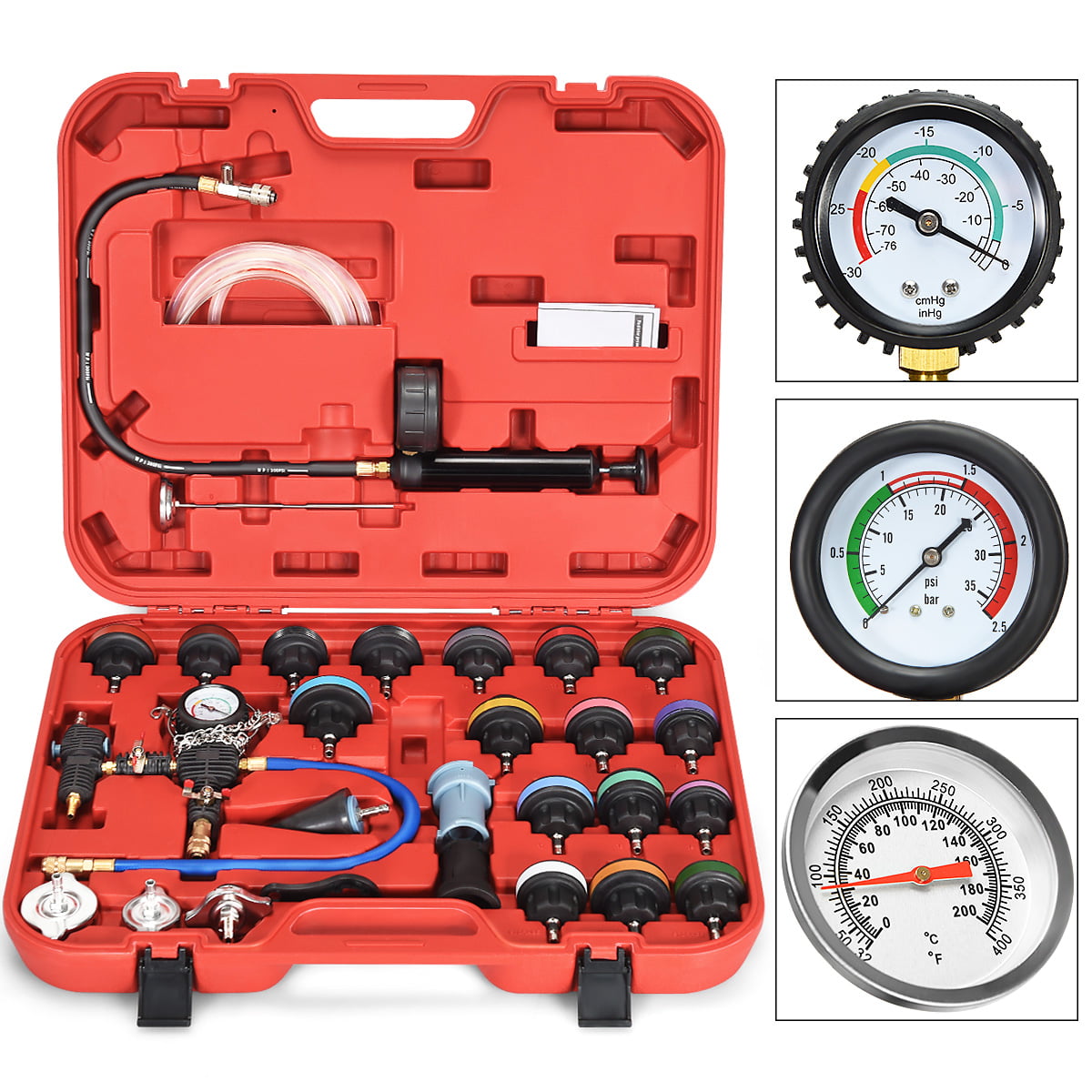 tools Car-Repair Kit-Sets Radiator Cooling-System Vacuum-Type Pressure-Tester Universal 