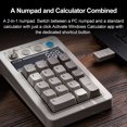 thumbnail image 5 of Retro 18 Teclado Numérico Mecánico para Android Bluetooth 2.4G USB-C Modo Calculadora con Soporte M Intercambiable en Caliente, 5 of 5
