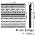 thumbnail image 2 of Large Square Boho Anti-Slip Mahjong Mat 31.5x31.5 Inch Rubber Table Topper with Noise Dampening for Chinese Tiles Card Games and Game Room Activities, 2 of 7