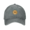 thumbnail image 4 of ZICANCN Bitcoin Crypto Currency Adjustable Baseball Cap Women , Hats for Men Adult Washed Cotton Denim Baseball Caps Fashion, 4 of 8