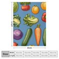 thumbnail image 4 of Patifu Fruits Vegetables Warm Lightweight Soft Fleece Blanket Throw Blanket Living Rooms Sofa Decor Cow Gifts Blanket All Seasons 60x80in, 4 of 6