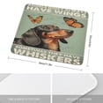 thumbnail image 2 of Dachshund Dog Mouse Pad, Cute Dog Mouse Pad, Office Non-Slip Rubber Base Rectangle Wireless Mousepad for Laptop, Mouse Pads for Desk 10"x12", 2 of 8