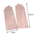 thumbnail image 3 of Outdoor Breathable Gloves Thin Summer UV Protection Driving Gloves Touchscreen Cycling Mittens Half Finger Cotton Women Lace, 3 of 12