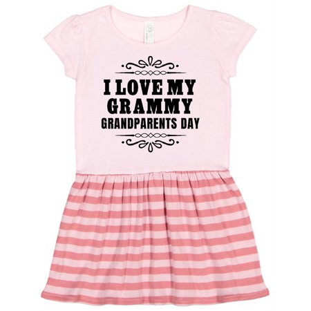 

Inktastic Grandparents Day I Love My Grammy Gift Toddler Girl Dress