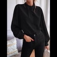 thumbnail image 4 of Camisas con Botones para Mujer, Blusas de Otoño para Mujer, Blusas Informales de Negocios para Mujer Negro S, 4 of 9