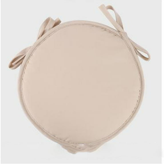 One opening Solid Chair Round Seat Pad Cushion Tie-on Kitchen Dining Removable Cover Mat