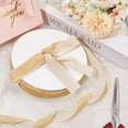 thumbnail image 4 of Velvet Ribbon Single Side for Gift Packing Party Decoration Light Khaki 1 inch(25mm) about 20yards/roll(18.288m/roll)., 4 of 7