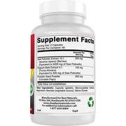Best Naturals Saw Palmetto 10:1 Extract Prostate Supplements for Men - 120 Capsules - Made with Pygeum Bark 4:1 Extract & Pumpkin Seed Powder