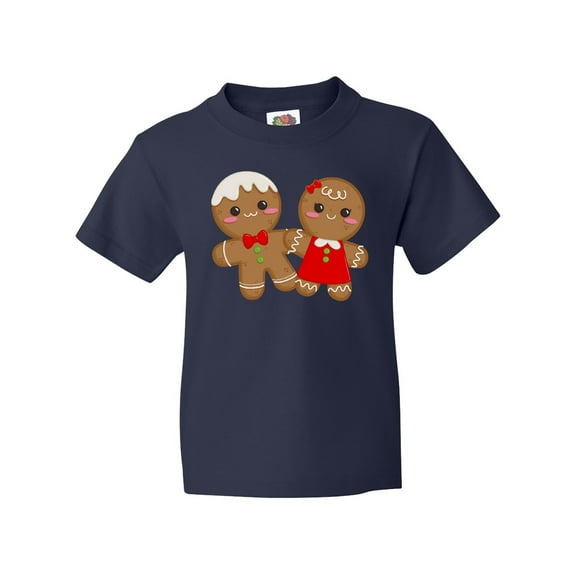 Inktastic Gingerbread Couple Youth T-Shirt