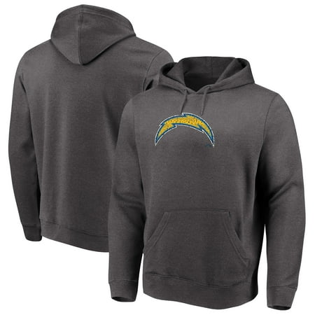 - Los Angeles Chargers Majestic Big & Tall Line of Scrimmage Pullover Hoodie - Heathered Charcoal
