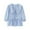 Light Blue, variant on Up to 65% off!Fashion Oversize Cotton and Linen Shirts for Womens Long Sleeve New European And American Style Doll Neck Plaid Casual Loose Shirt