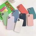 thumbnail image 2 of Funda cuadrada de silicona líquida para teléfono móvil, carcasa suave a prueba de golpes para iPhone 11, 12, 13, 14 Pro Max, 13 Mini, X, XR, XS Max, 7, 8, 6s Plus Fivean unisex, 2 of 2
