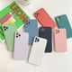 thumbnail image 2 of Funda cuadrada de silicona líquida para teléfono móvil, carcasa suave a prueba de golpes para iPhone 11, 12, 13, 14 Pro Max, 13 Mini, X, XR, XS Max, 7, 8, 6s Plus Fivean unisex, 2 of 2