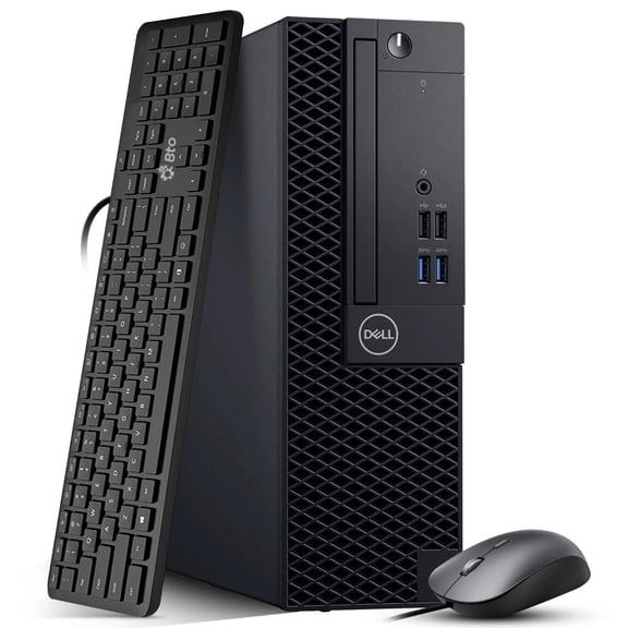 Restored Dell OptiPLex SFF Desktop Computer PC Intel Core i5-7500 7th Gen 8GB DDR4 RAM 256GB SSD Keyboard & Mouse Built-in Wi-Fi Home Office Desktop Computer Window 11 Pro (Refurbished)
