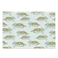 thumbnail image 1 of Reptile Cutting Board, Colorful Chameleon with Lines Tropical Wild Life Creature Camouflage Beast, Decorative Tempered Glass Cutting and Serving Board, Large Size, Multicolor, by Ambesonne, 1 of 1