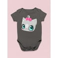 thumbnail image 3 of Cute Cat With Bow Bodysuit Infant -Image by Shutterstock,  18 Months, 3 of 4