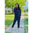 thumbnail image 3 of Conjunto de Jogger PRETTYGARDEN para Mujer Azul Oscuro Talle S, 3 of 5